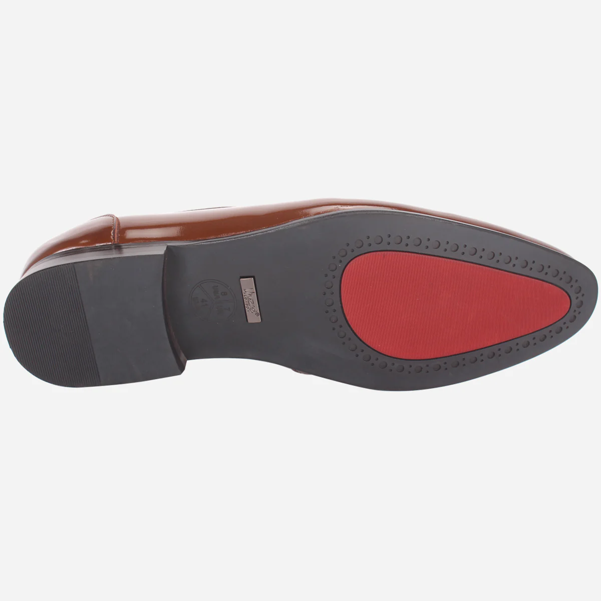 Mens "KAZIN" Leather Office Formal Slide In Shoes - Image 5