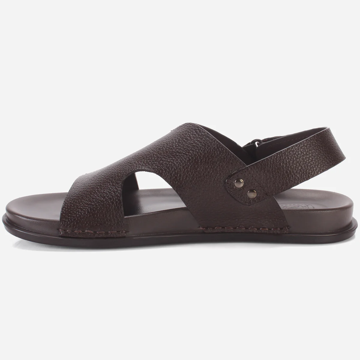 Mens "KEMPTER" Leather Open Toe Sandals - Image 3