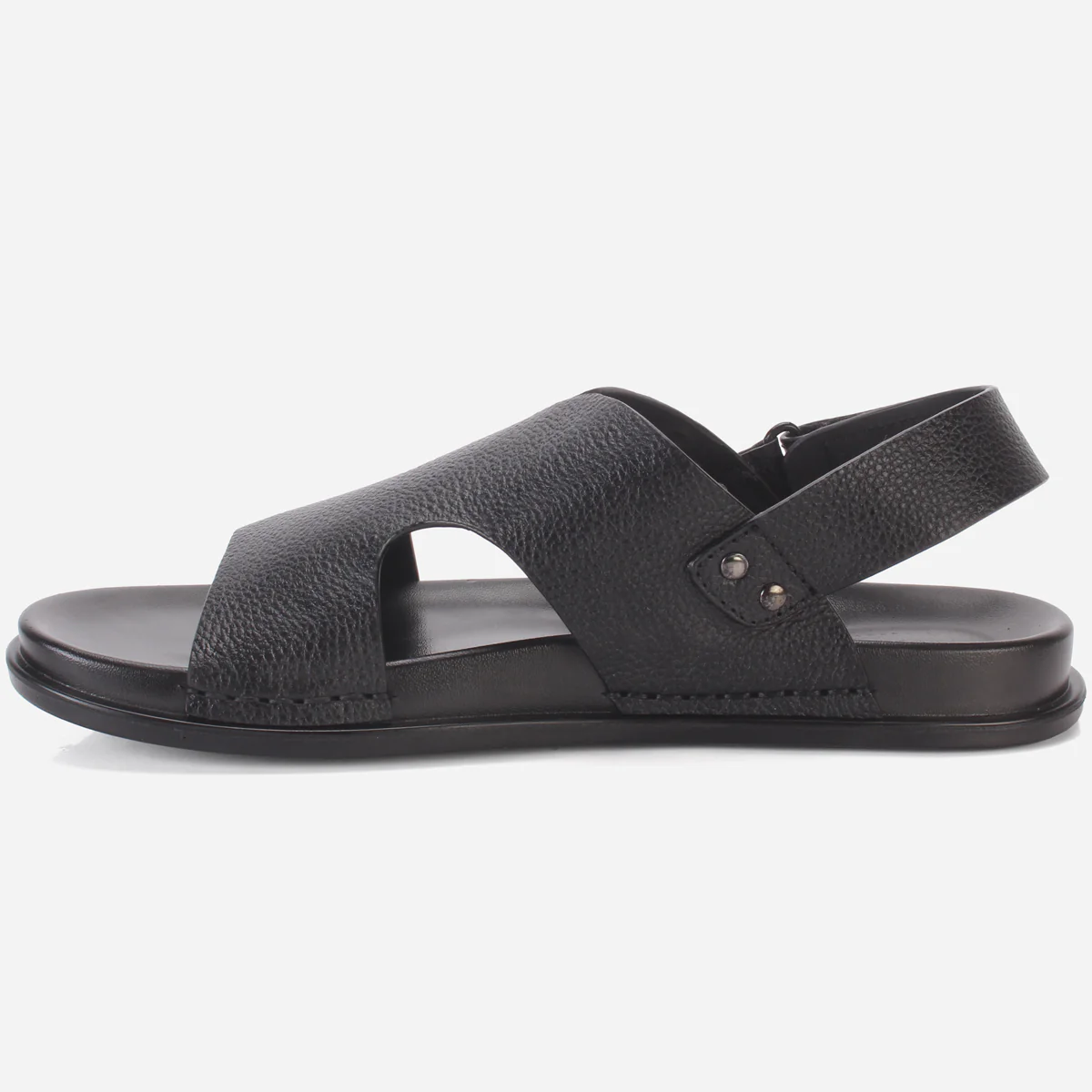 Mens "KEMPTER" Leather Open Toe Sandals - Image 3