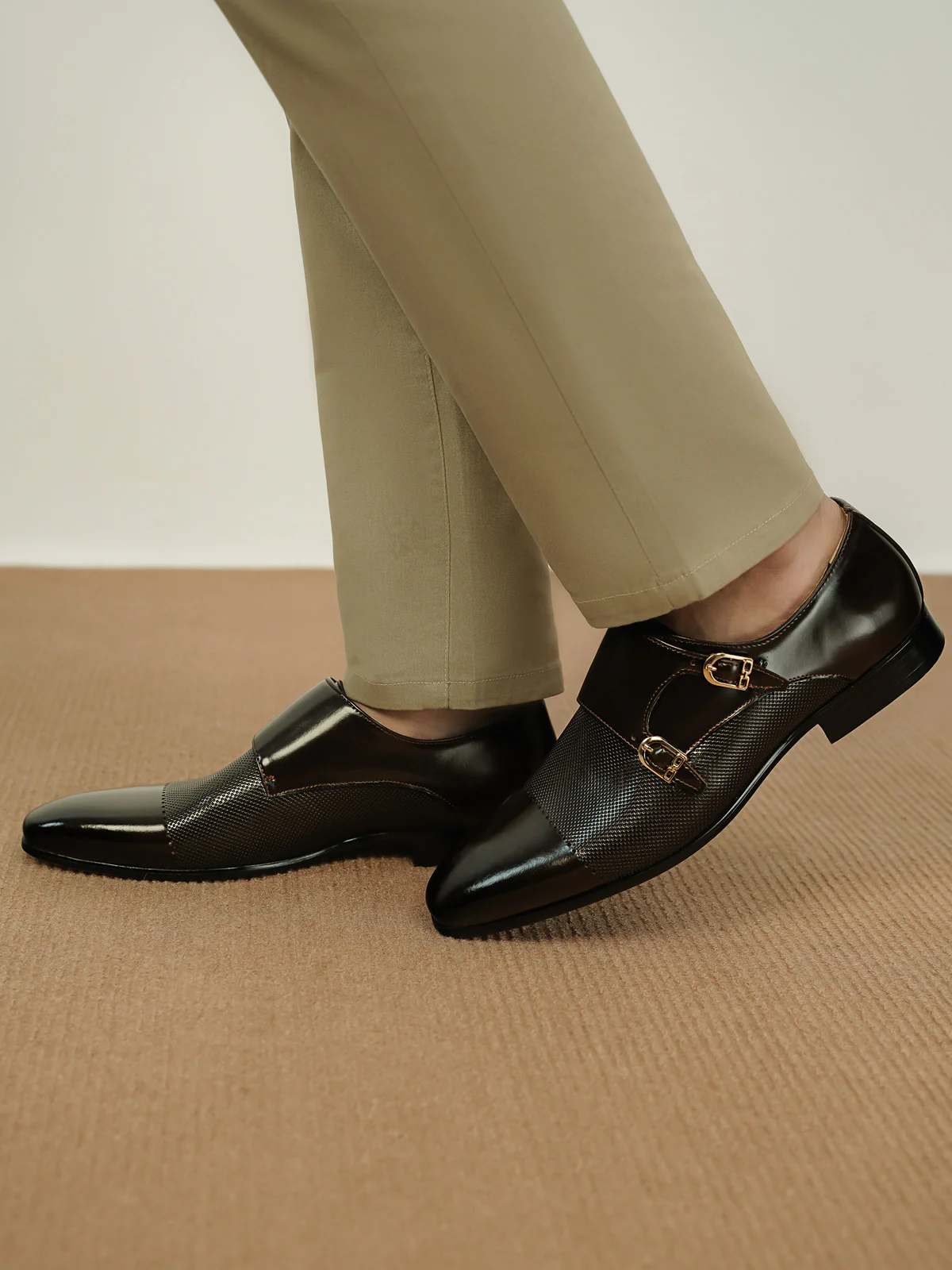 Mens "KENDRIC" Leather DressFormal Shoes - Image 3