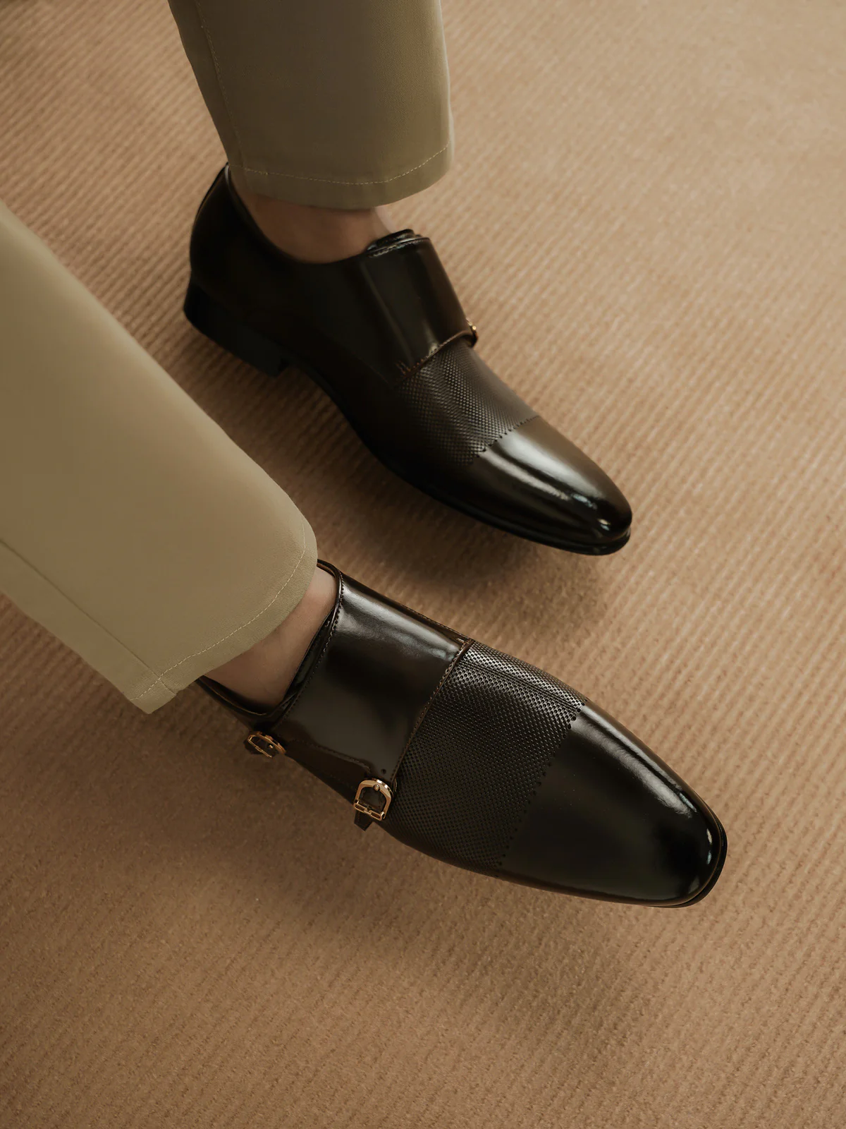 Mens "KENDRIC" Leather DressFormal Shoes - Image 8