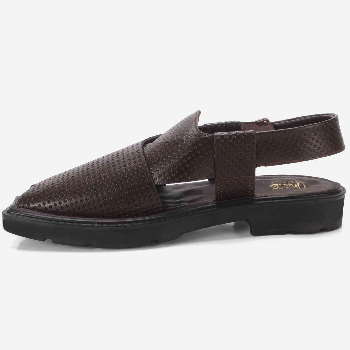 Mens "KENYON" Leather Peshawari Sandals - Image 3