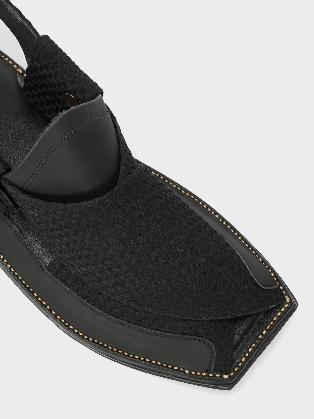 TMens "KIPP" Designer Leather Peshawari Sandals - Image 4