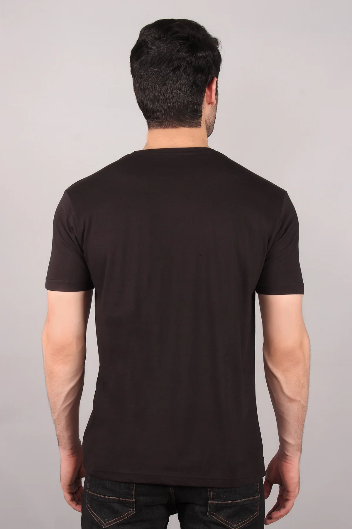 "KLORE" Classic Crew Neck Graphic T Shirt - Image 5