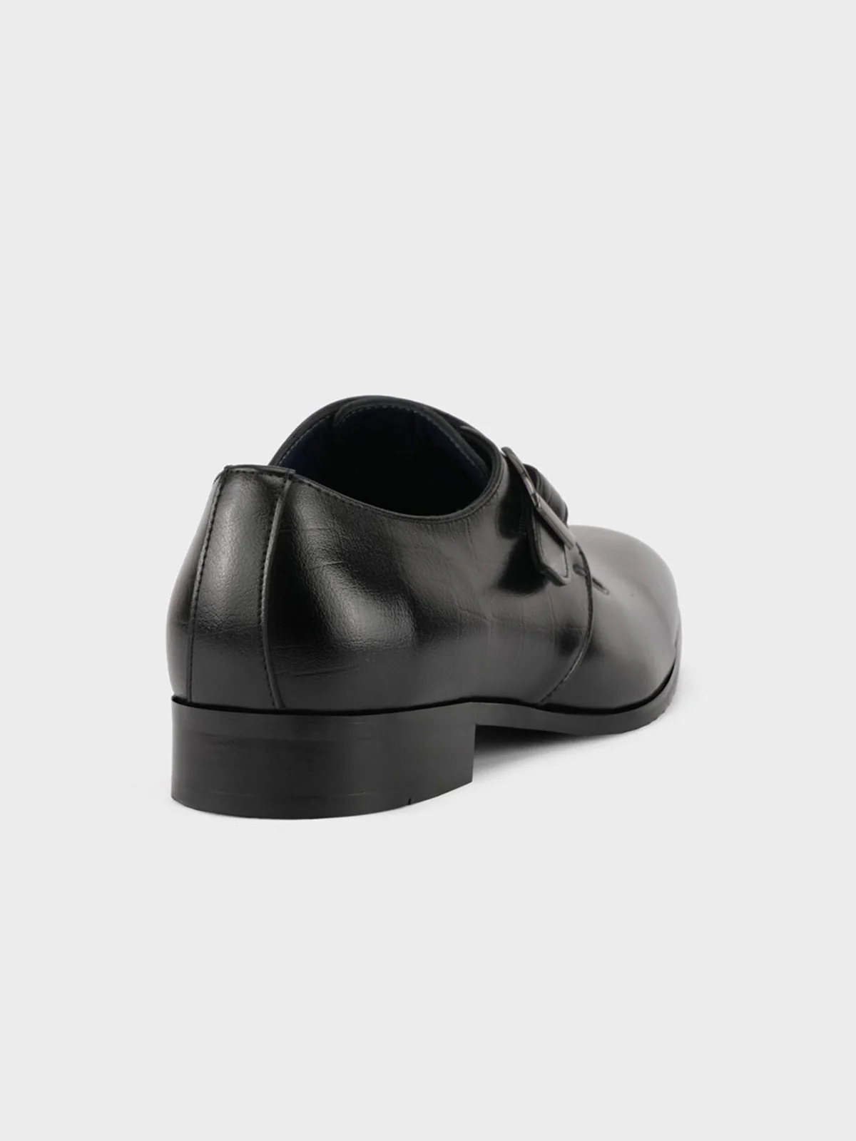 Mens "LAZARE" Monk Strap Leather Formal Shoes - Image 5