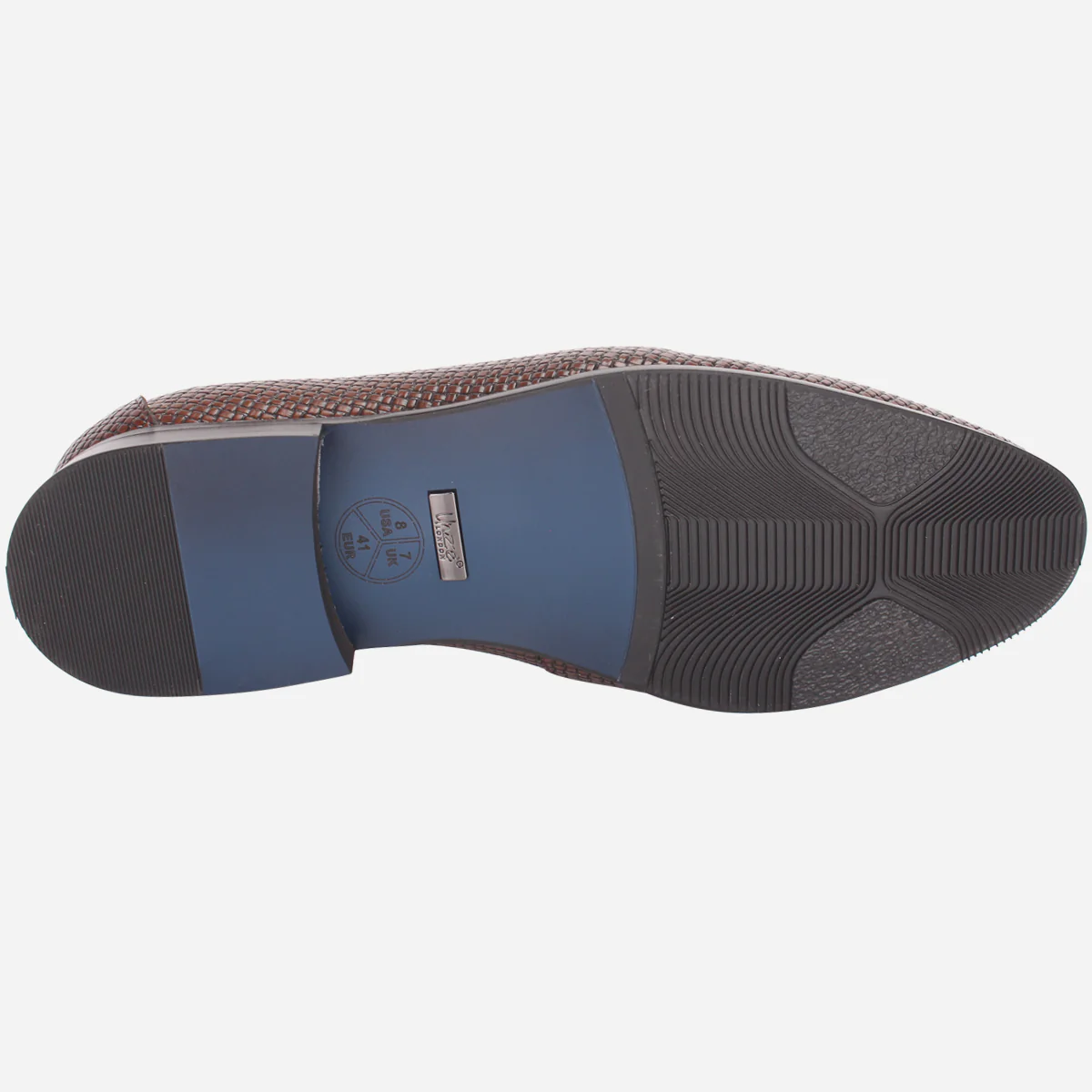 Mens "LIAM" Leather Office Formal Slide In Shoes - Image 5