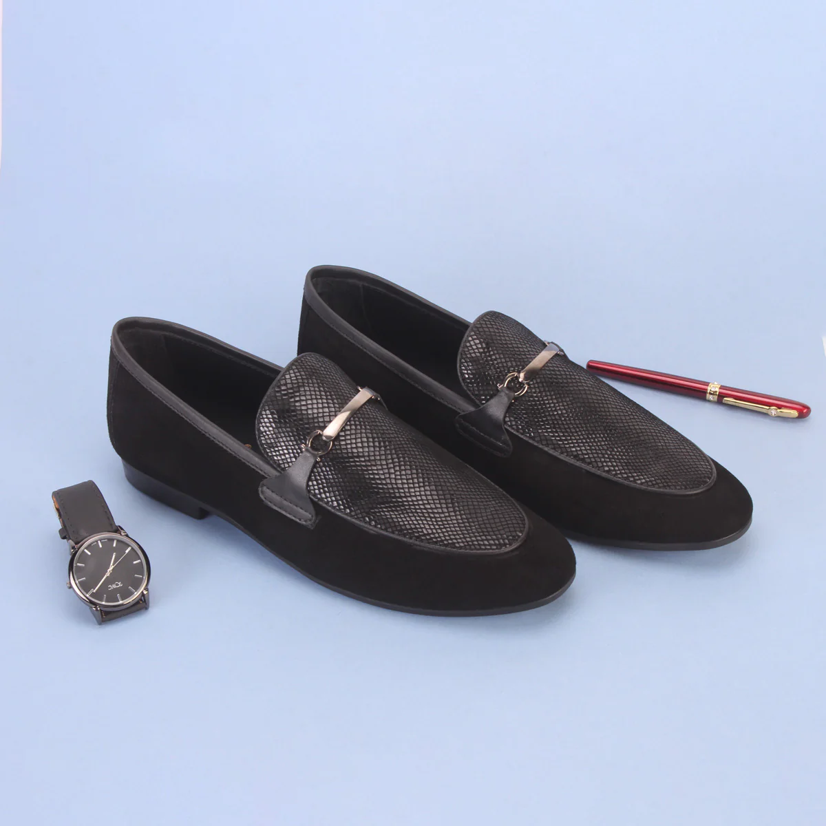 Mens "LUCAS" Leather Formal Dress Shoes - Image 6