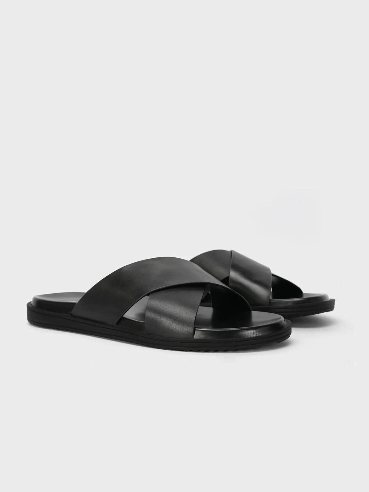 Mens "LYSANDER" Crossover Casual Slipper - Image 2