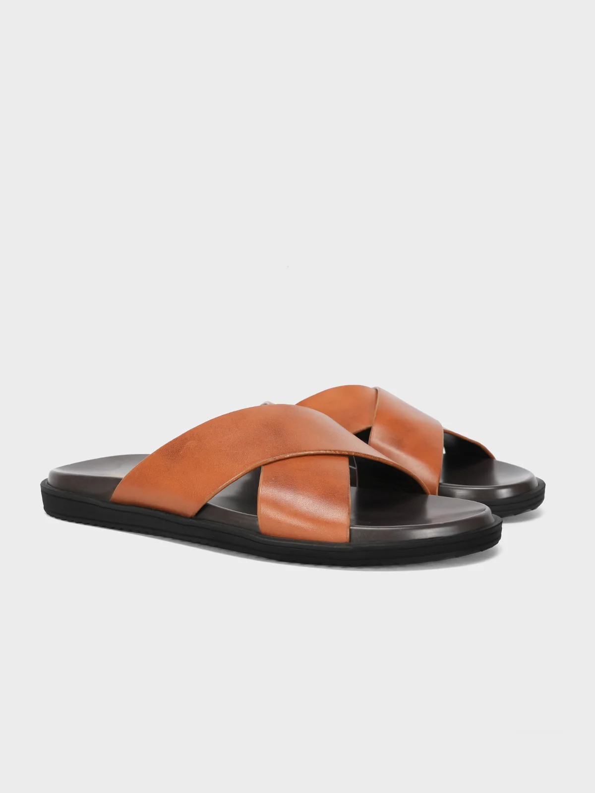 Mens "LYSANDER" Crossover Casual Slipper - Image 2