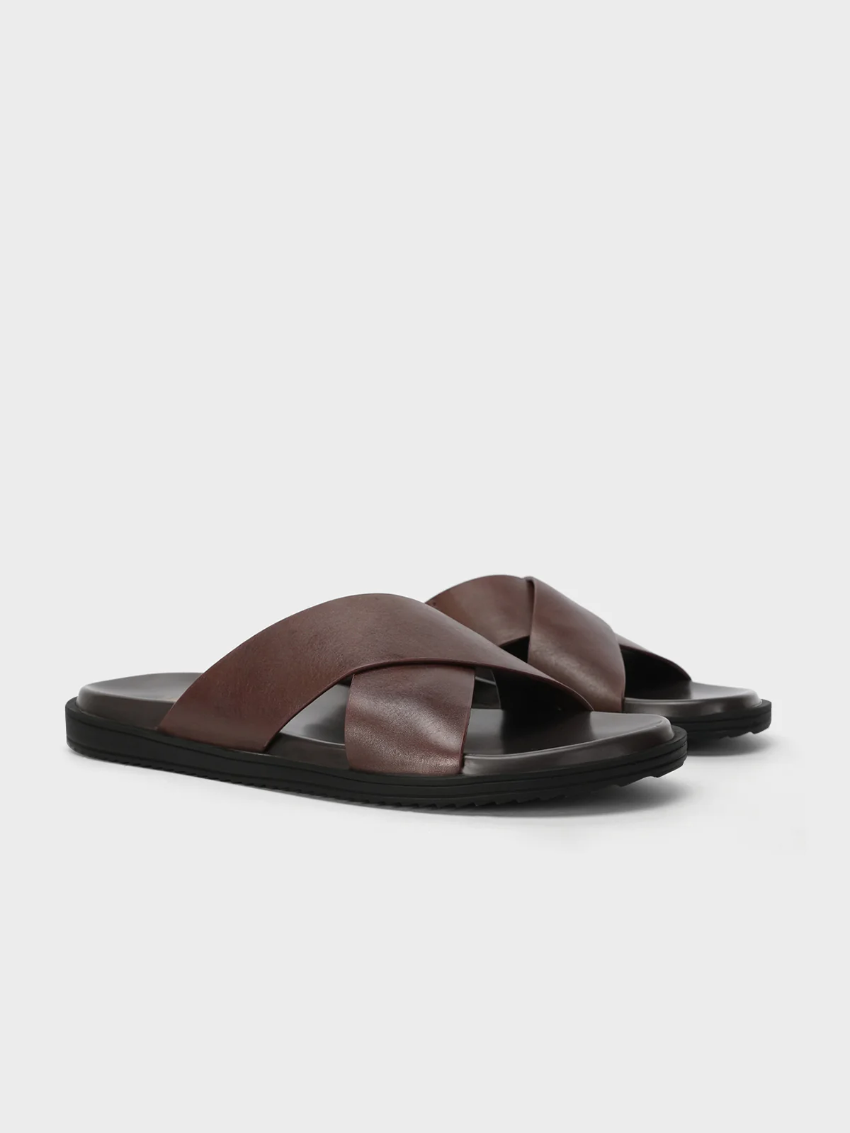 Mens "LYSANDER" Crossover Casual Slipper - Image 2
