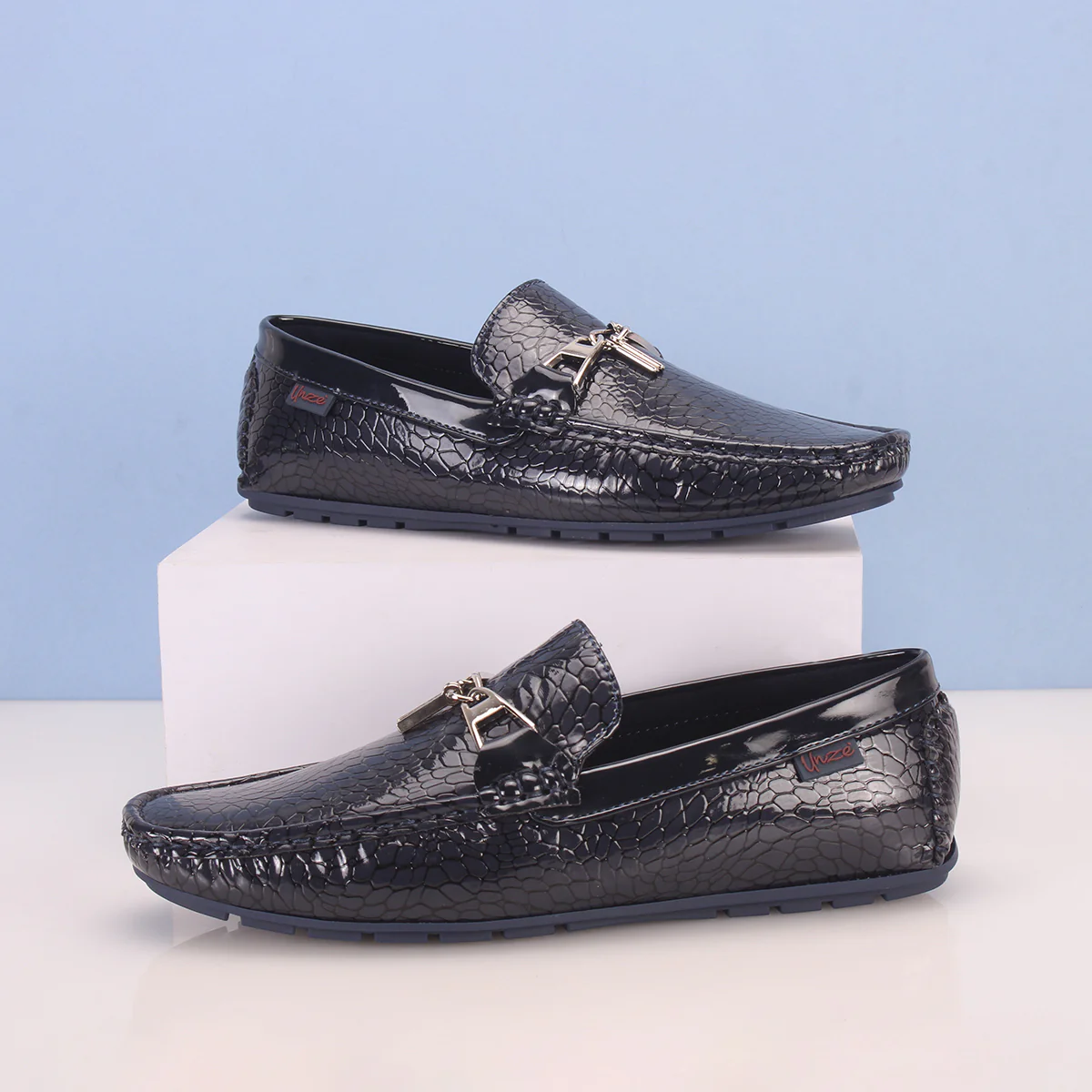 Mens "LZAN" Casual Comfy Moccasin Shoes - Image 6