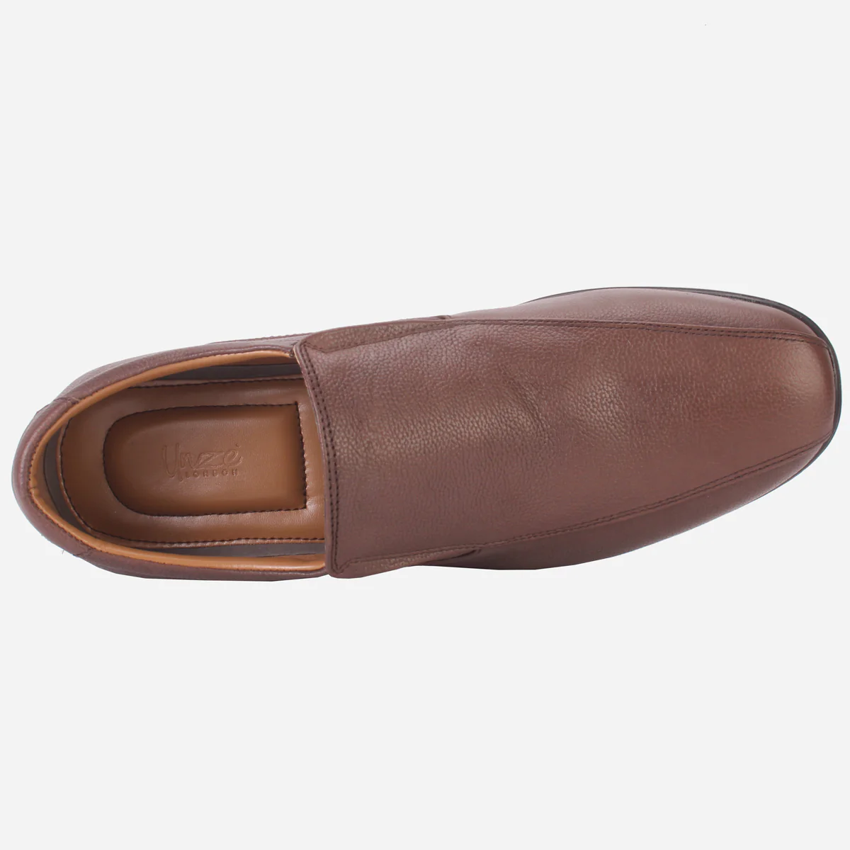 Mens "MANDY" Leather Formal Slip-on Dress Shoes - Image 4