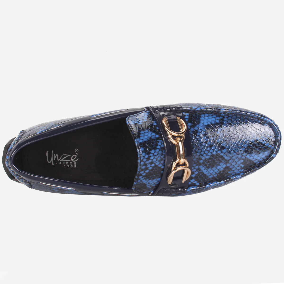 Mens "MARTIN" Textured Slide-in Loafers Shoes - Image 4