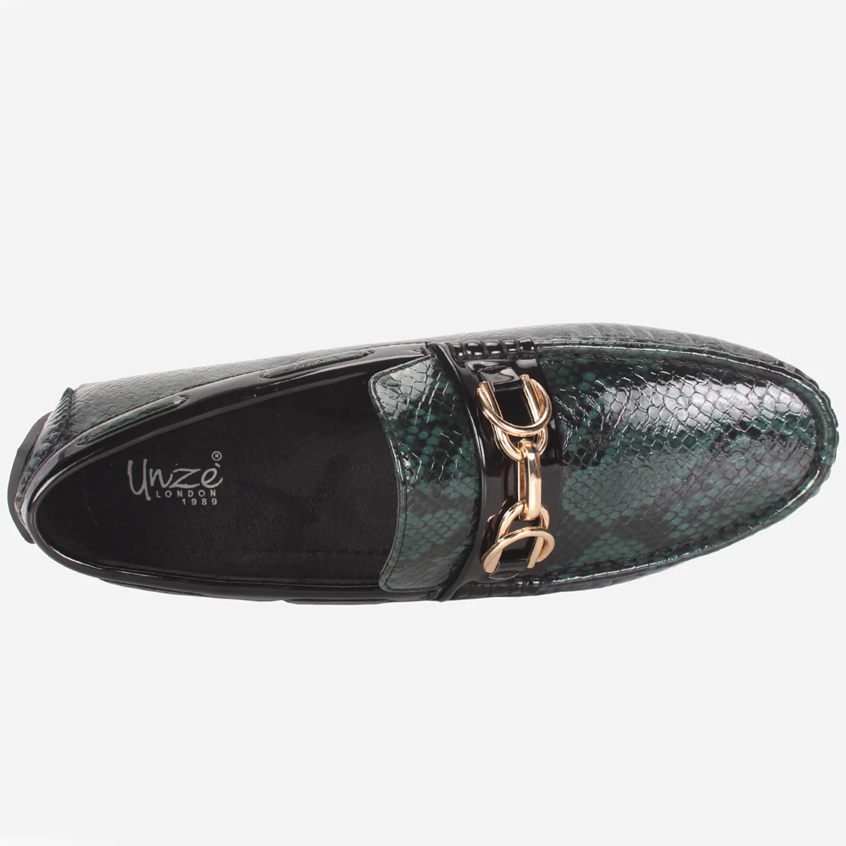 Mens "MARTIN" Textured Slide-in Loafers Shoes - Image 4