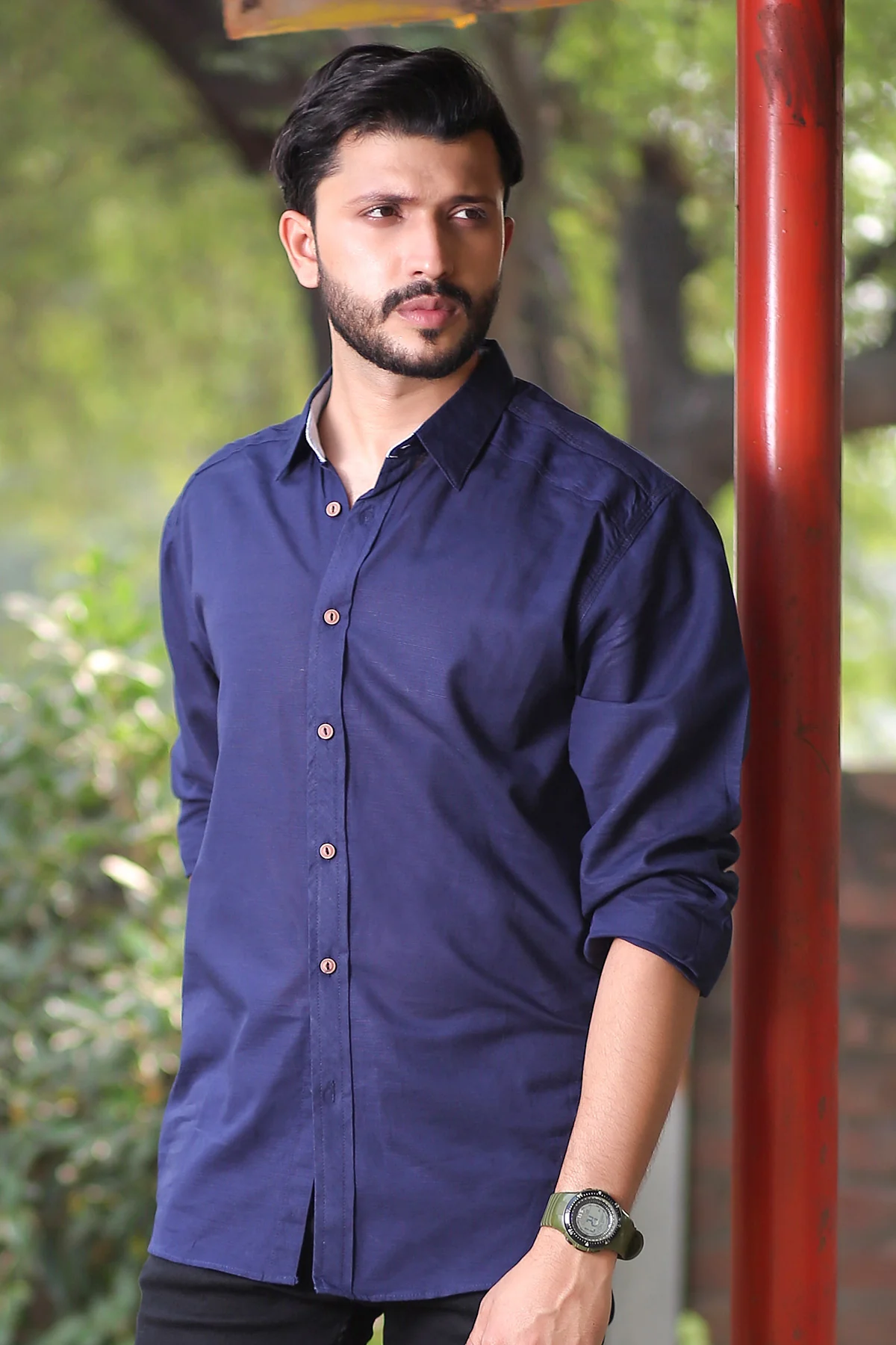 Mens "MASON" Cotton Full Sleeves Casual Shirt