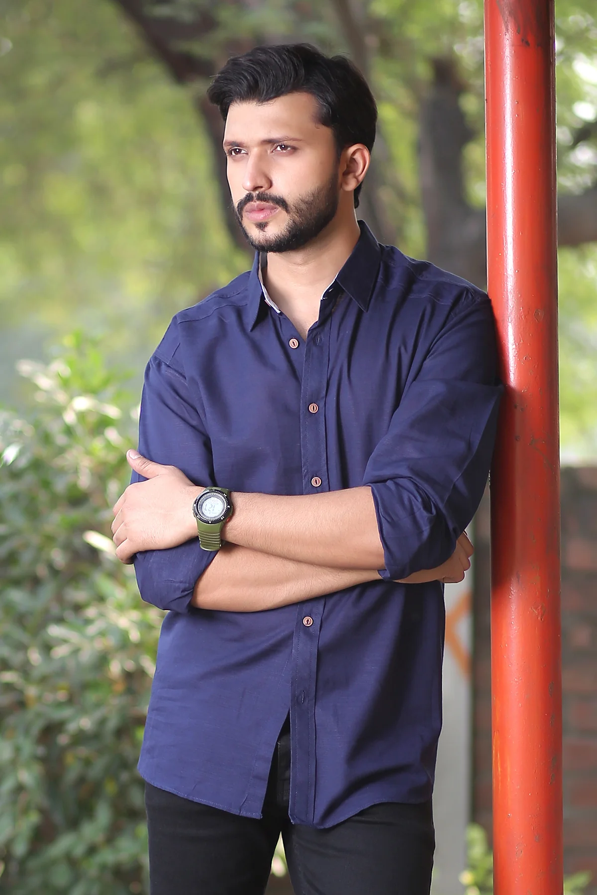 Mens "MASON" Cotton Full Sleeves Casual Shirt - Image 4