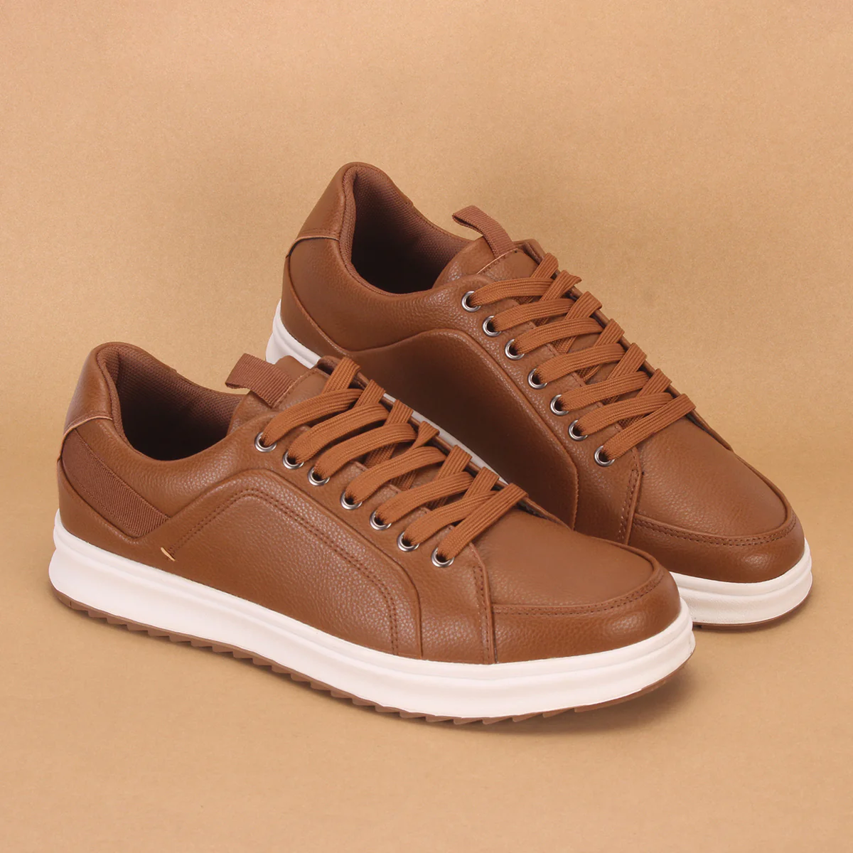Men's "MASSIMO" Lace Up Casual Trainers - Image 6