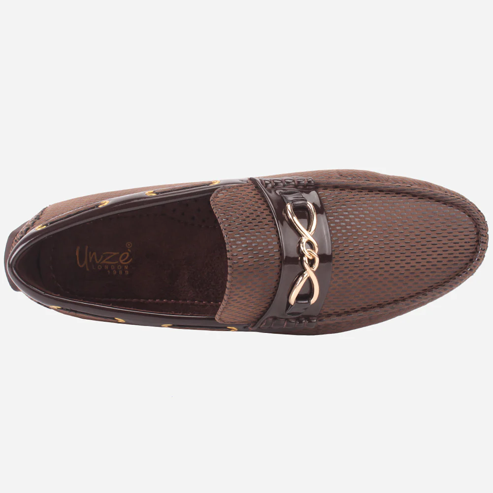 Mens "MATIO" Comfy Everyday Moccasins Shoes - Image 4