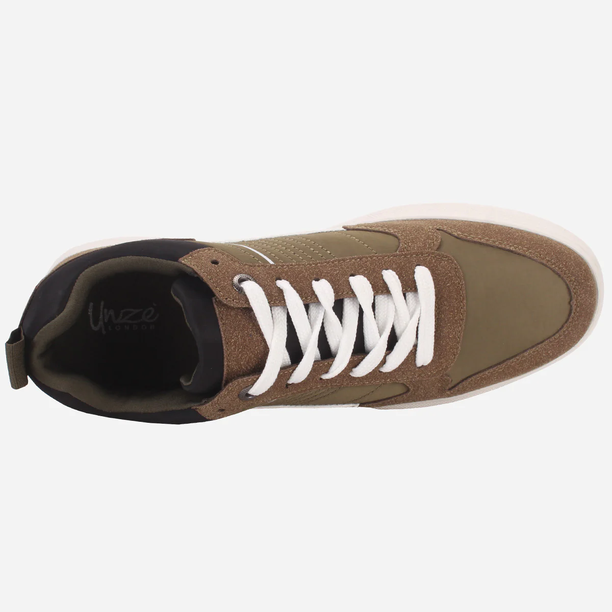 Mens "MAURICE" Comfy Lace Up Trainers - Image 4