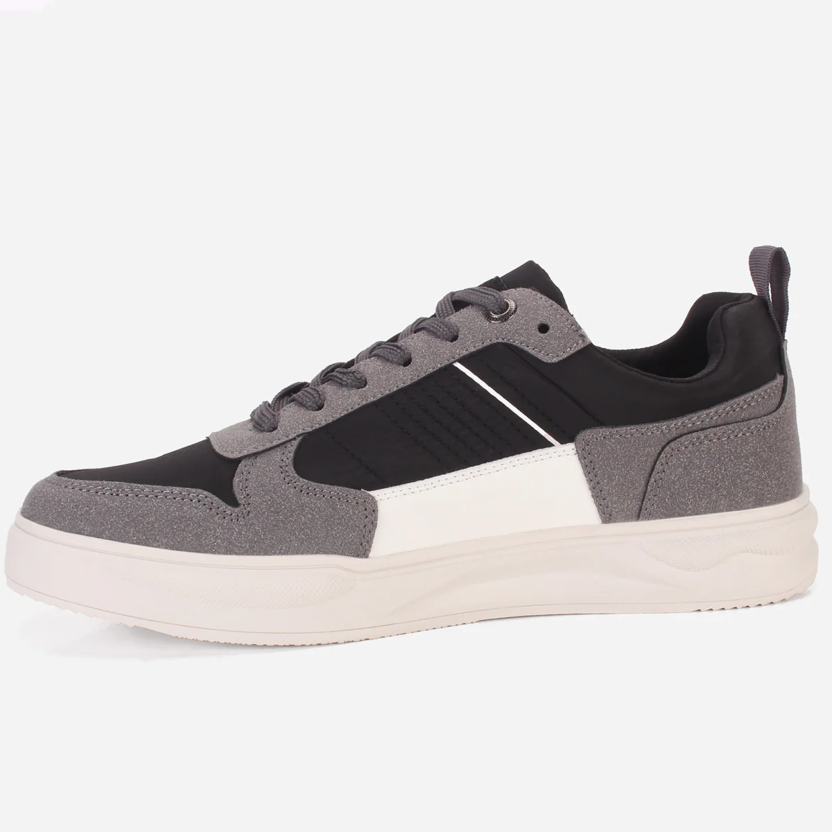 Mens "MAURICE" Comfy Lace Up Trainers - Image 3