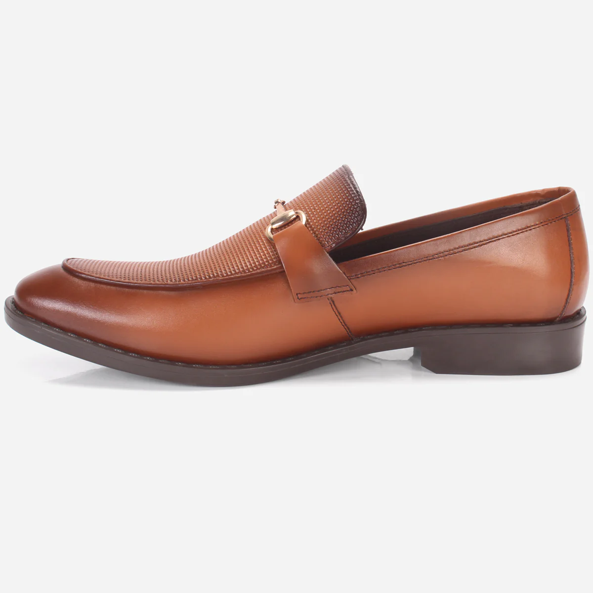 Mens "MEESAM" Leather Formal Slip-on Shoes - Image 3