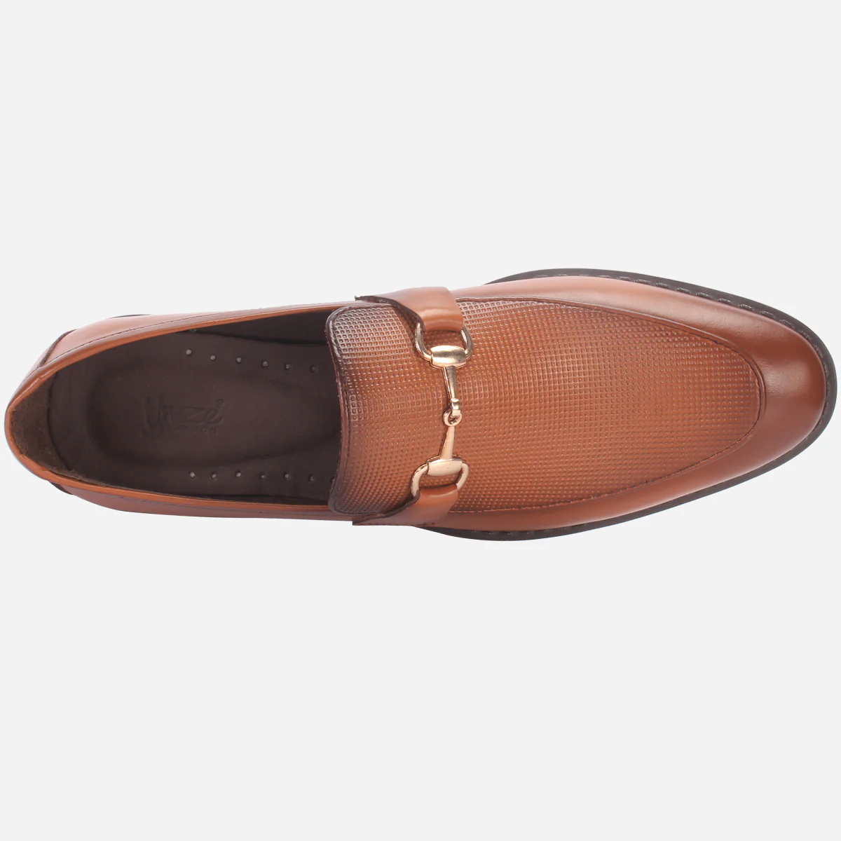 Mens "MEESAM" Leather Formal Slip-on Shoes - Image 4