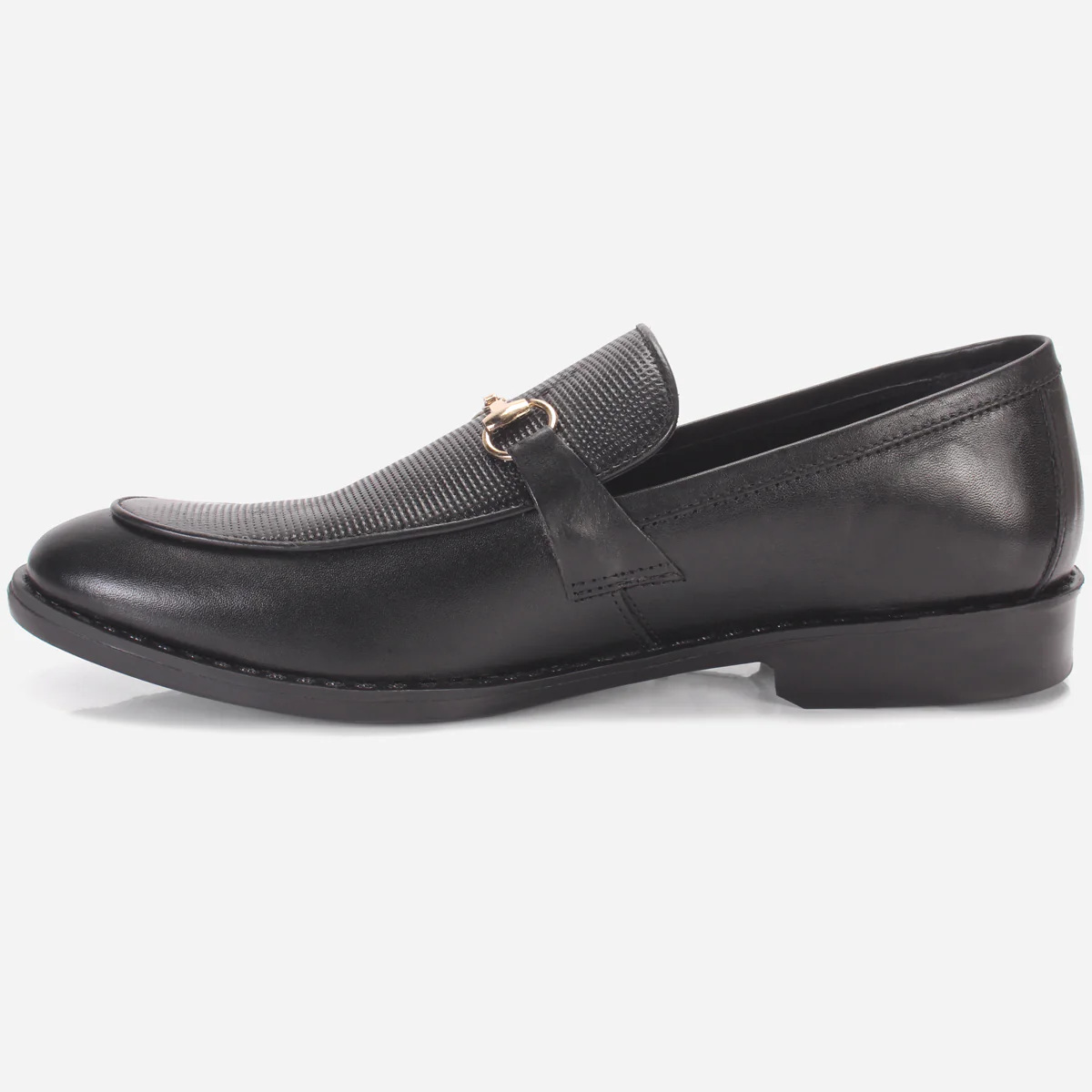 Mens "MEESAM" Leather Formal Slip-on Shoes - Image 3
