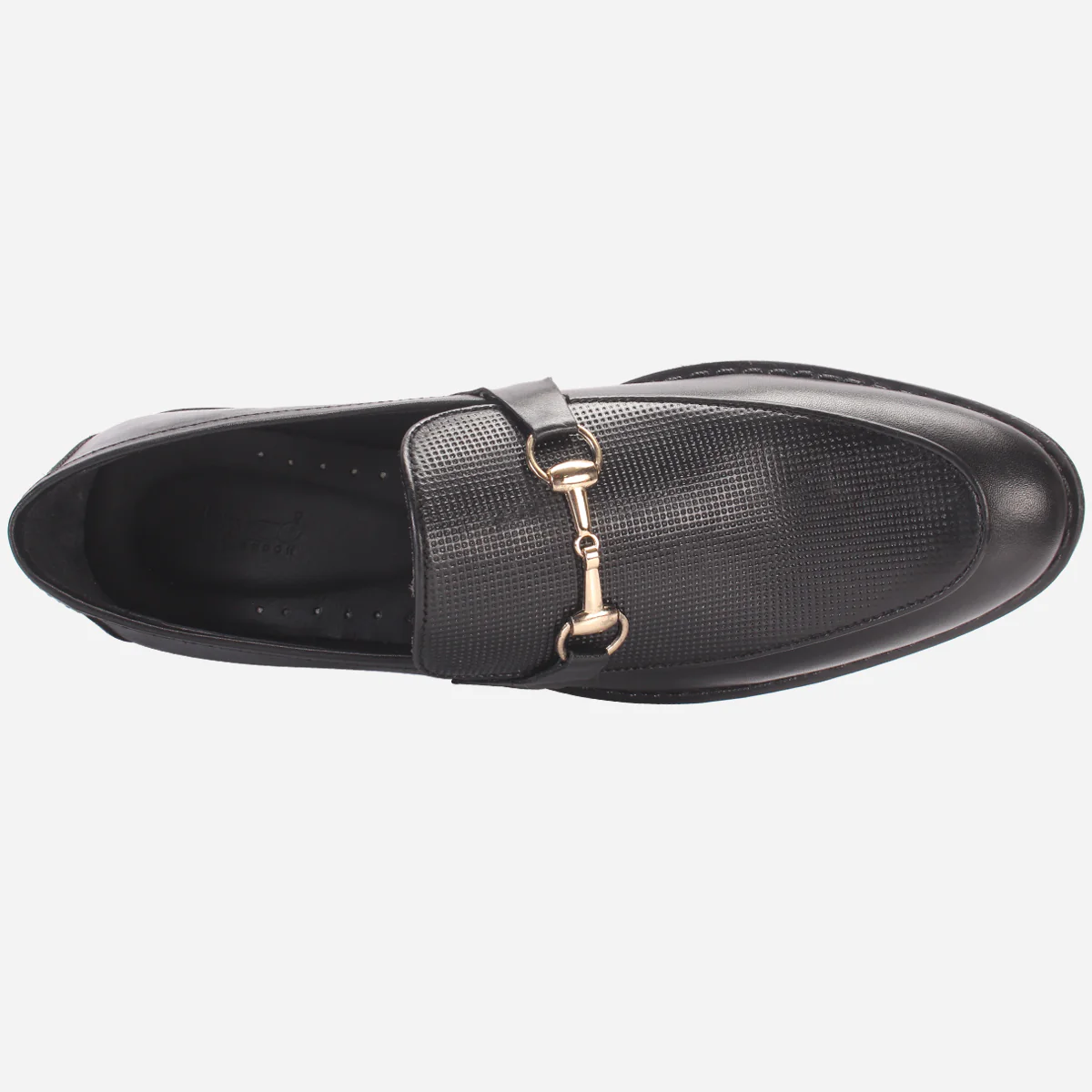 Mens "MEESAM" Leather Formal Slip-on Shoes - Image 4
