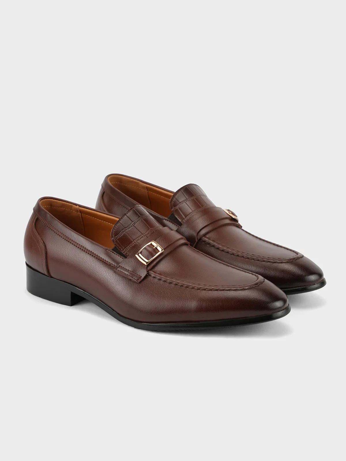 Mens "MEGARA" Slip On Leather Formal Shoes - Image 2