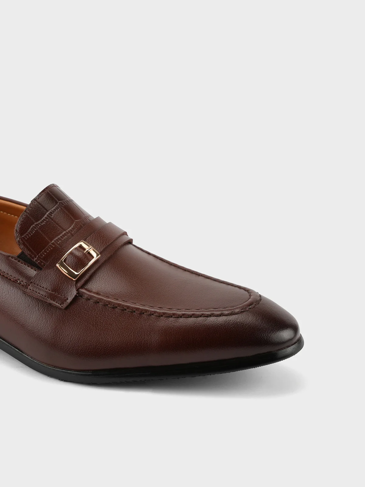 Mens "MEGARA" Slip On Leather Formal Shoes - Image 4
