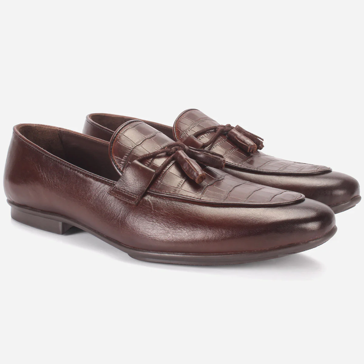 Mens "MILLAON"Leather Formal Slip-on Dress Shoes - Image 2