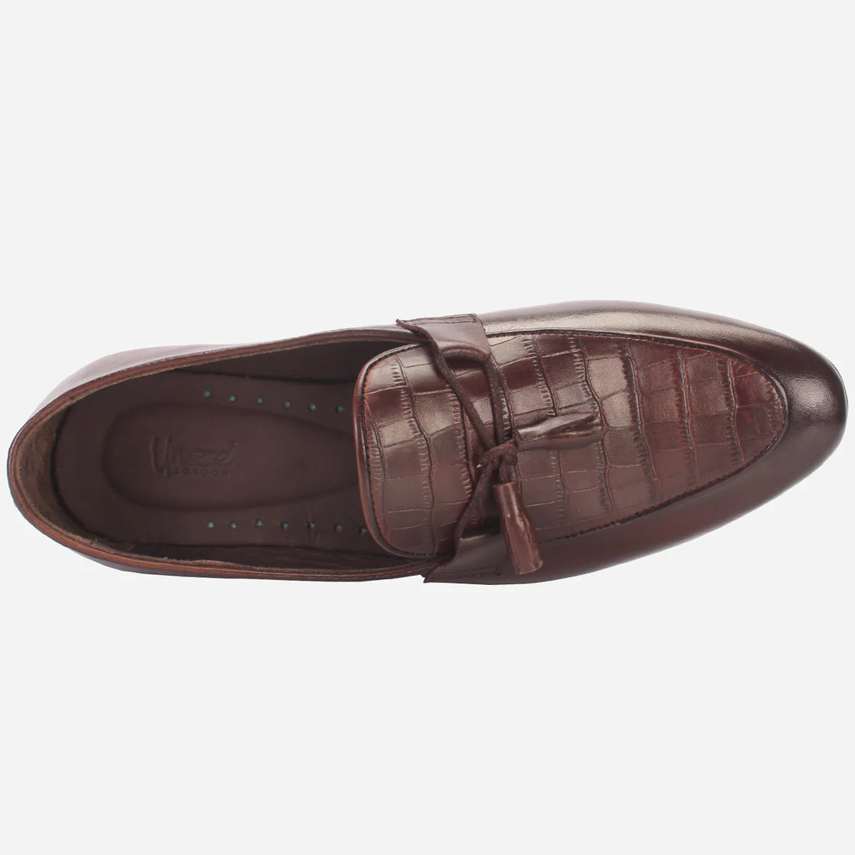 Mens "MILLAON"Leather Formal Slip-on Dress Shoes - Image 4