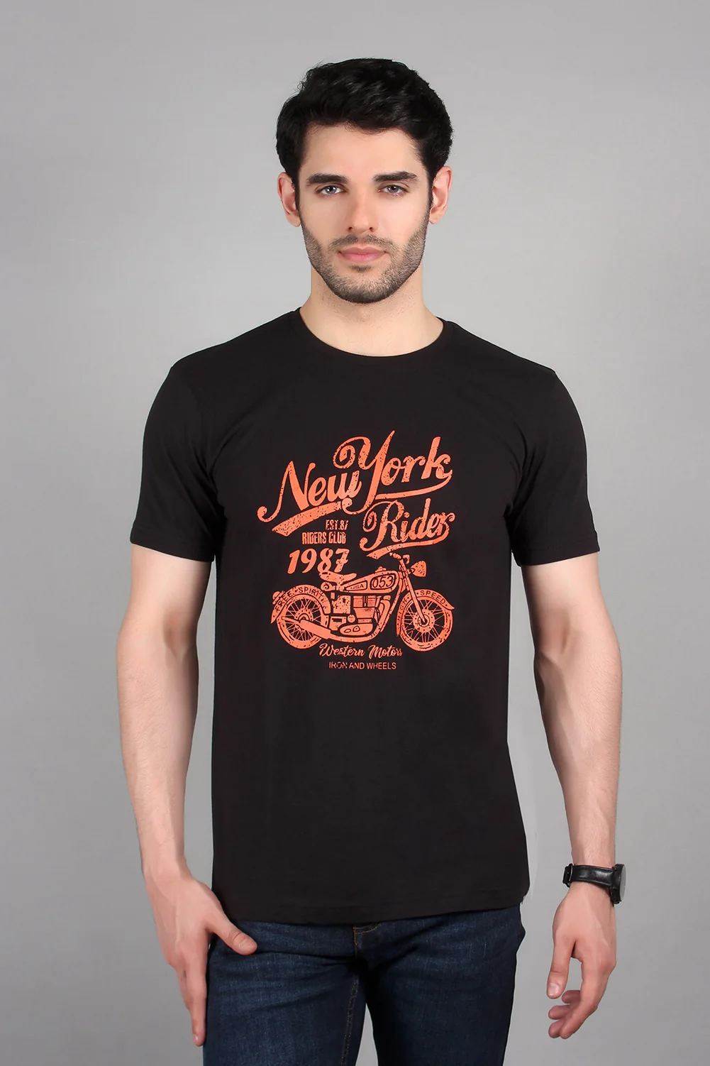 "MOKIR" Casual Graphic Crew Neck T-Shirt