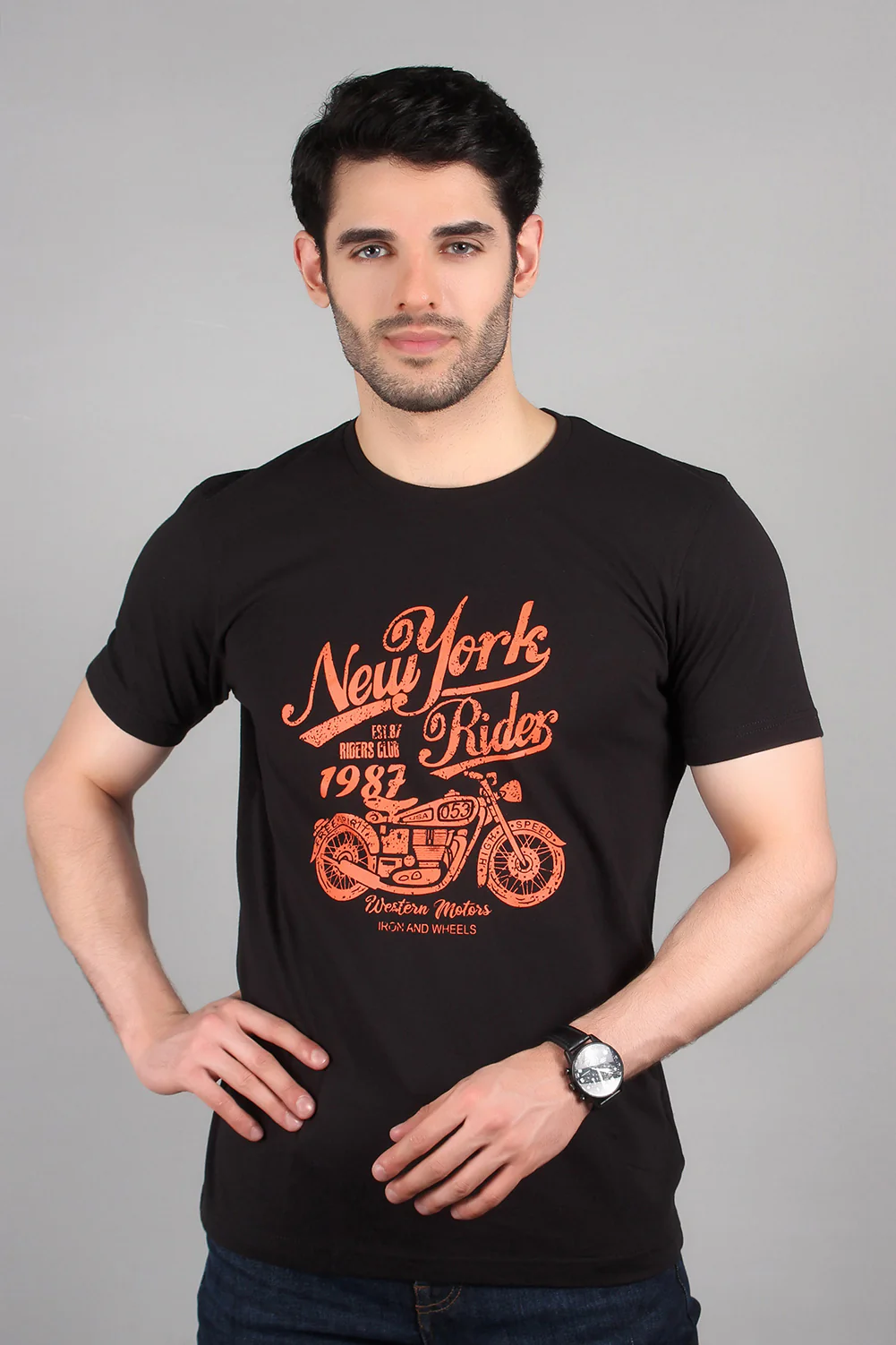 "MOKIR" Casual Graphic Crew Neck T-Shirt - Image 4