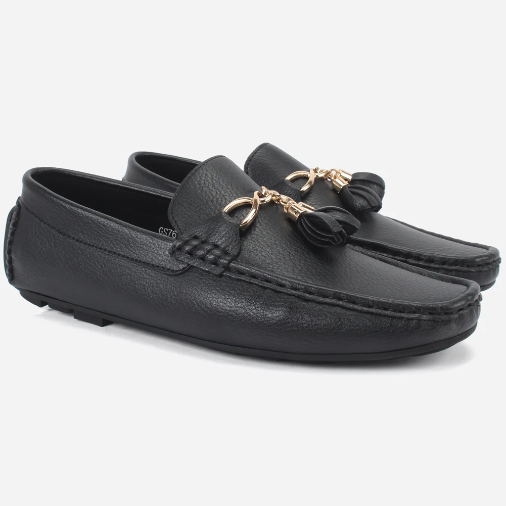 Mens "MURPHY" Comfortable Slip-Ons Moccasins - Image 2
