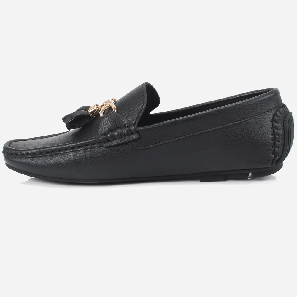 Mens "MURPHY" Comfortable Slip-Ons Moccasins - Image 3