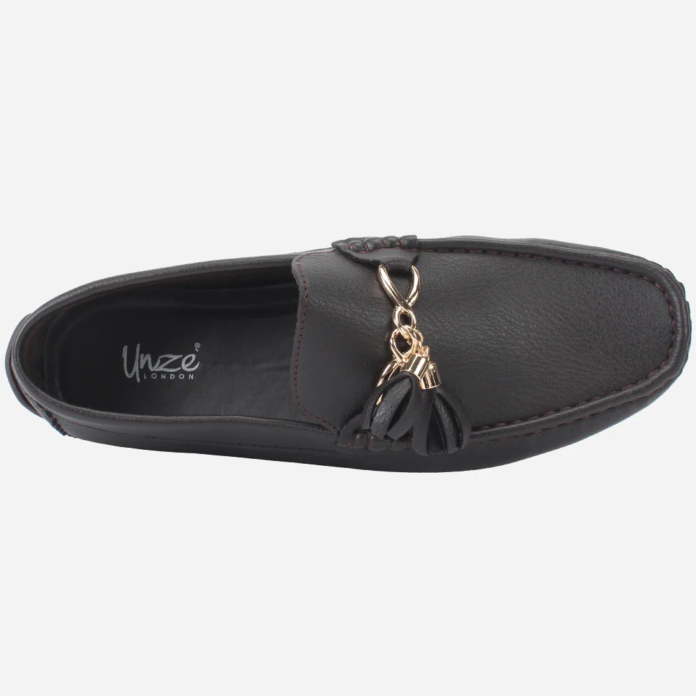 Mens "MURPHY" Comfortable Slip-Ons Moccasins - Image 4