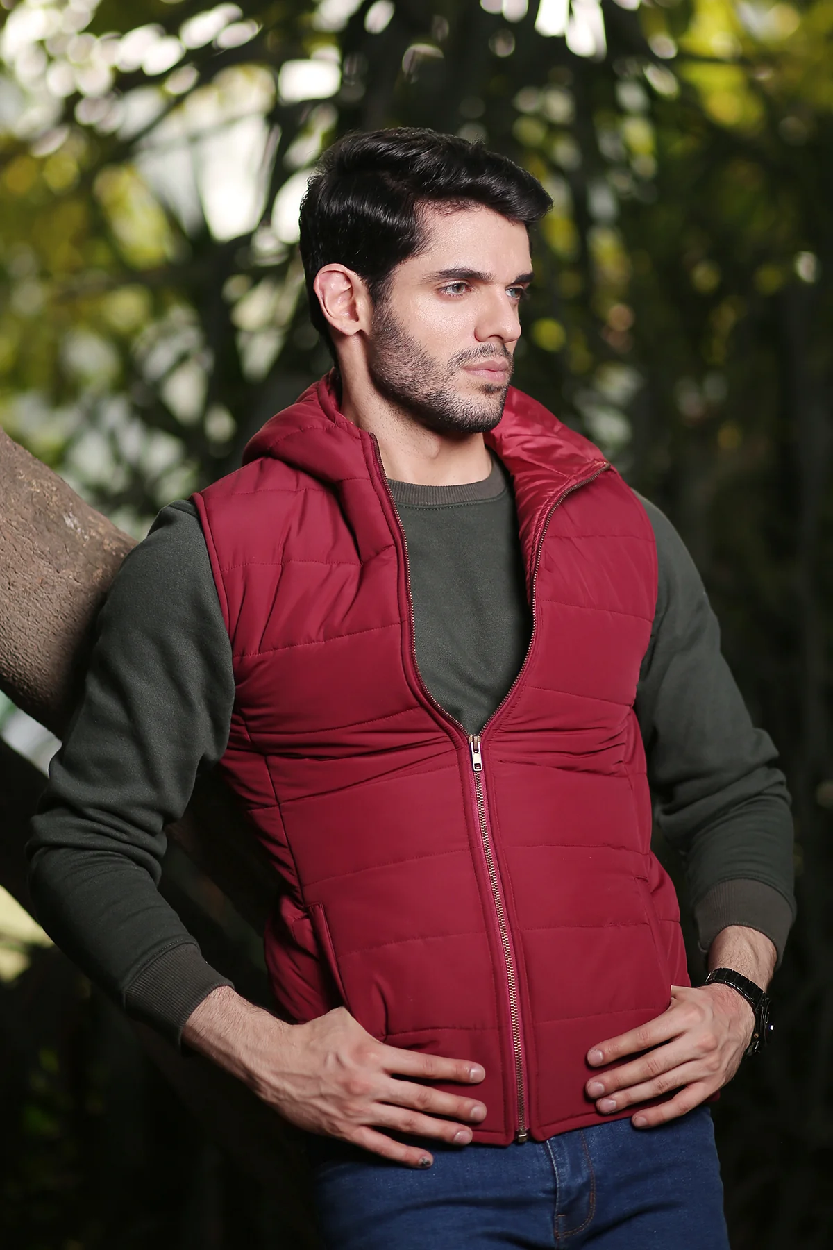 "NABS" Puff Winter Sleeveless Jacket Outerwear - Image 3