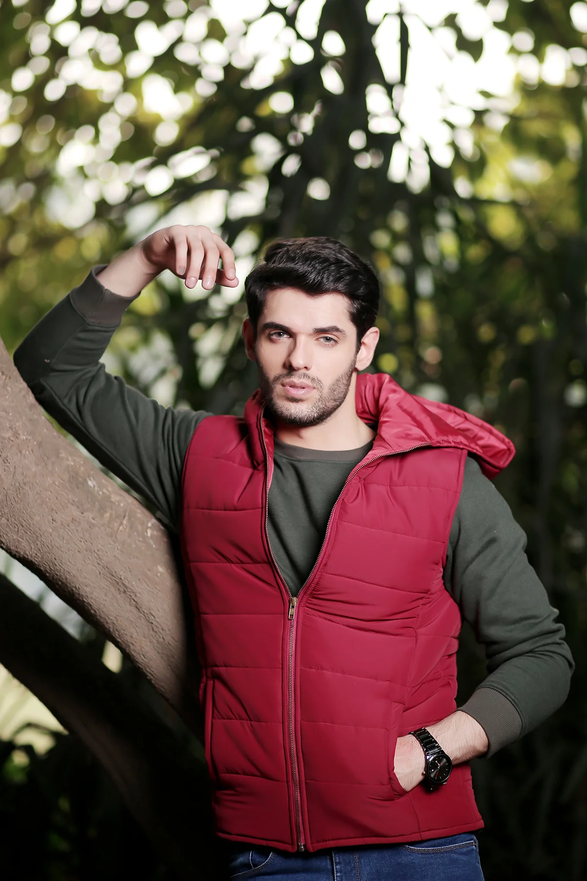 "NABS" Puff Winter Sleeveless Jacket Outerwear - Image 4