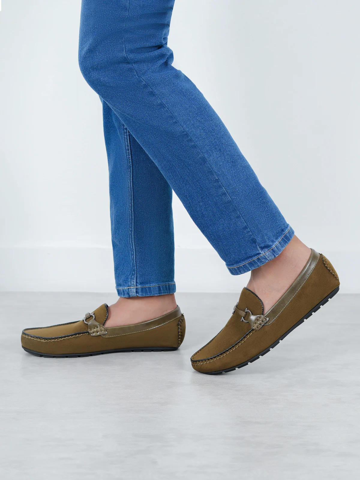 Mens "NAVIGA" Adorned Comfy Shoes - Image 5