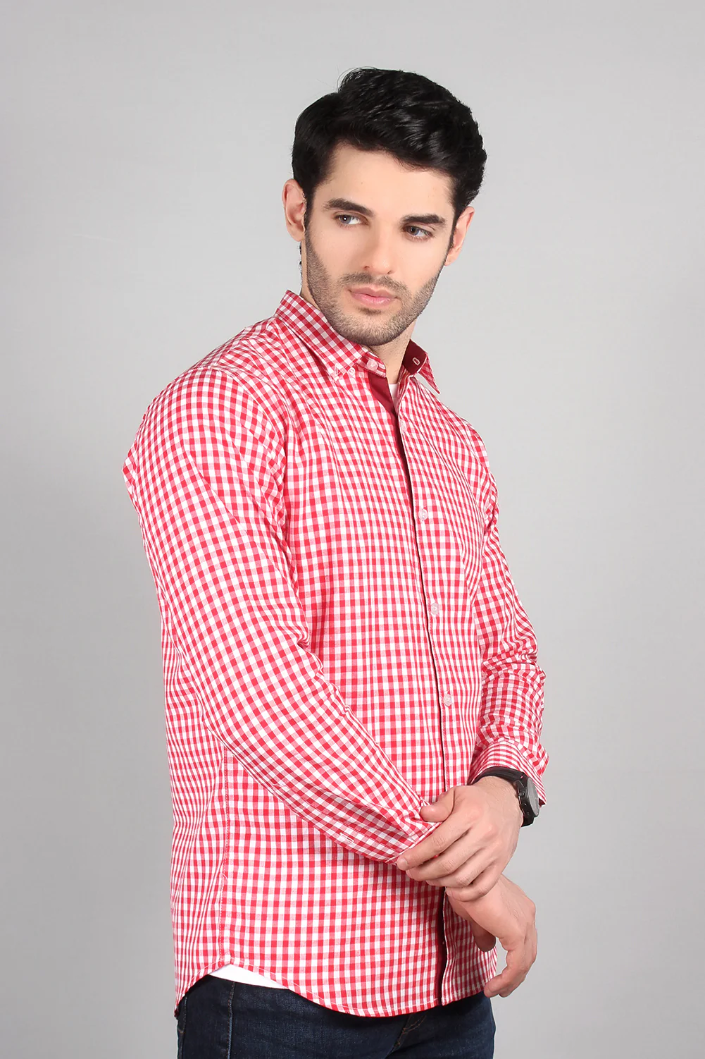 "NAVIR" Checkered Everyday Cotton Shirt - Image 4
