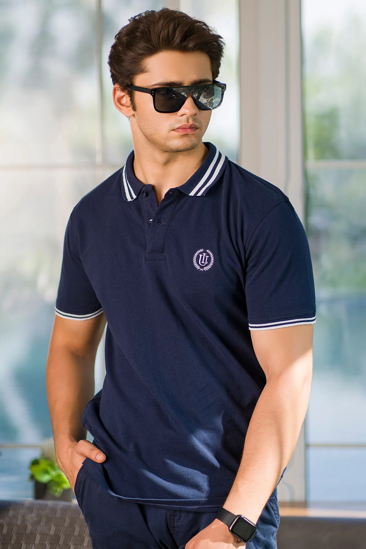Mens "NAZ" Summer Polo Short Sleeves T-Shirt