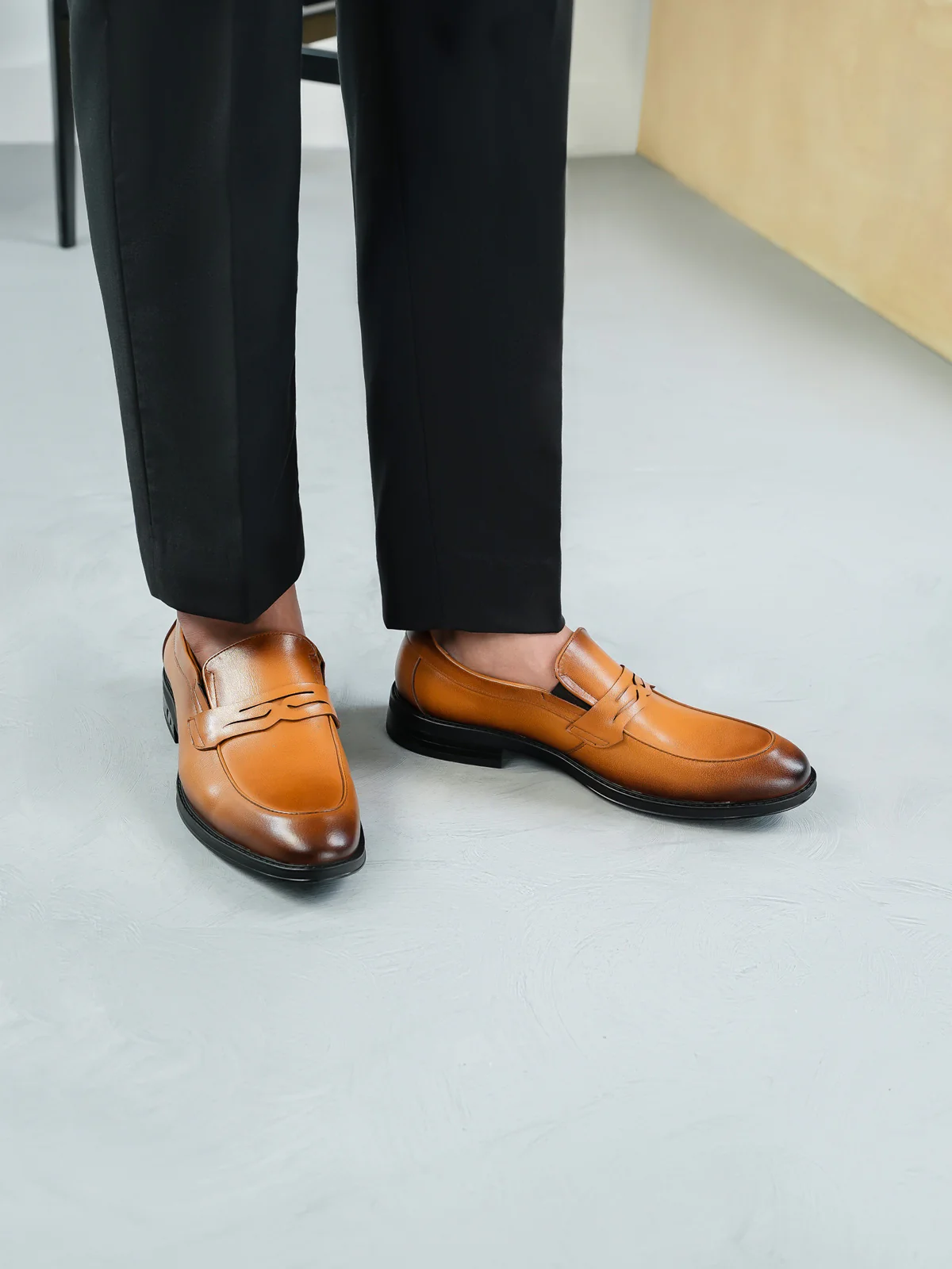 Mens "NIOBE" Comfy Office Formal Leather Shoes - Image 6