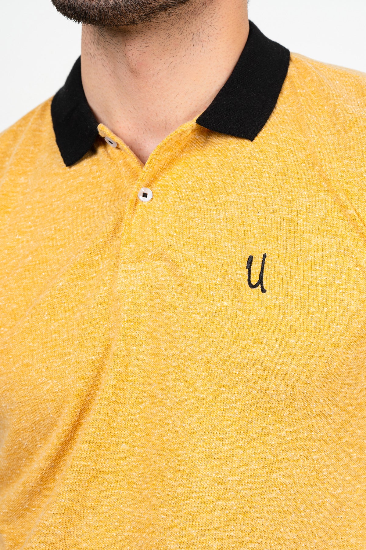 Mens "NOIRA" Trendy Cotton Polo T-Shirt - Image 4