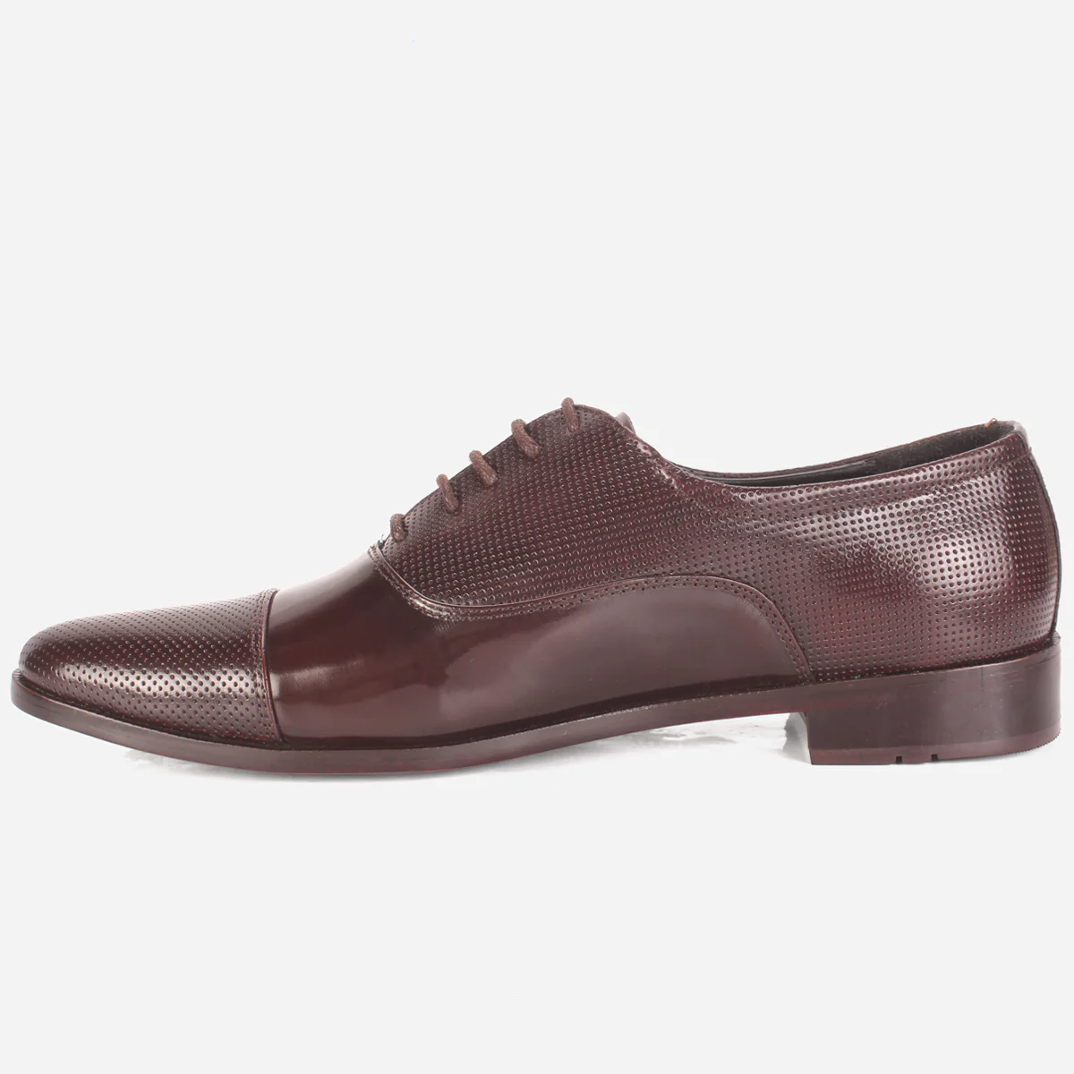 Mens "NOMAIR" Leather Laced Up Leather Dress Shoes - Image 3