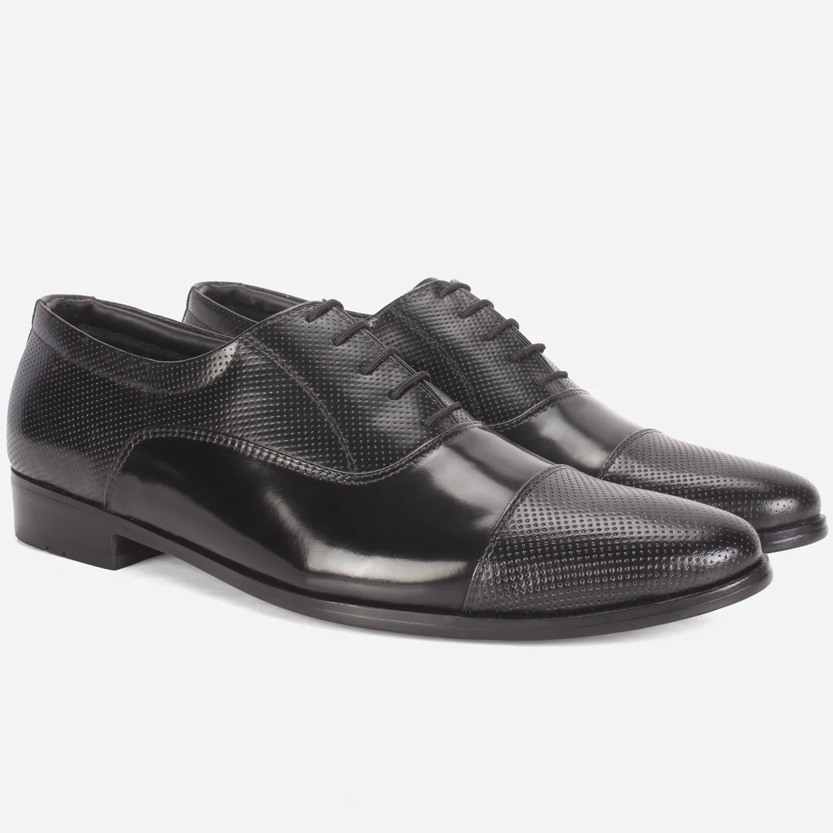 Mens "NOMAIR" Leather Laced Up Leather Dress Shoes - Image 2
