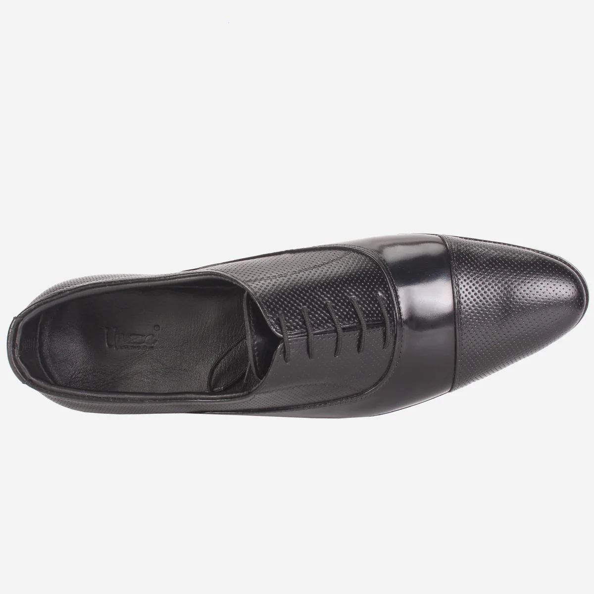 Mens "NOMAIR" Leather Laced Up Leather Dress Shoes - Image 4
