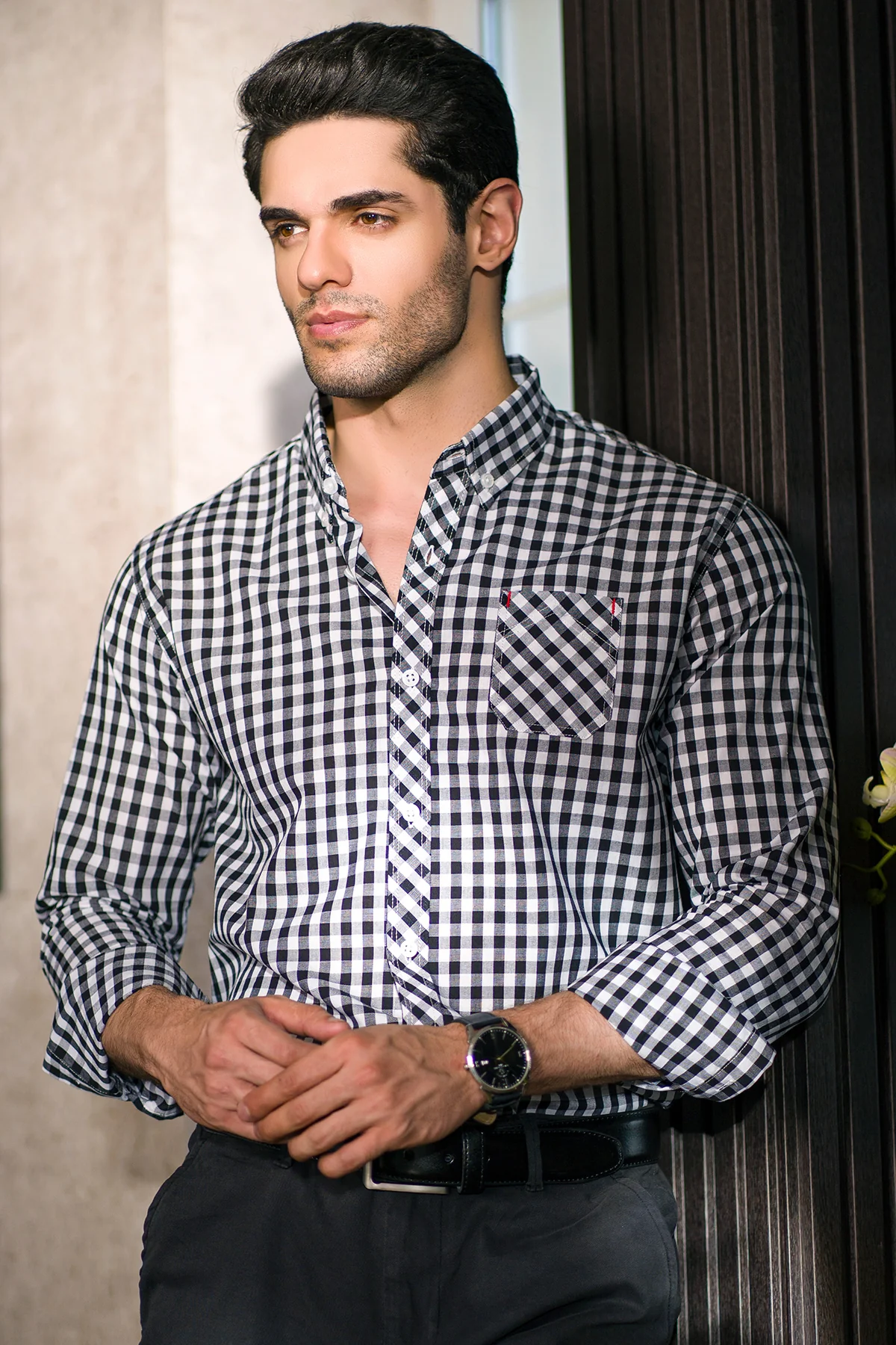 "NUBIA" Checkered Summer Casual Shirt - Image 3