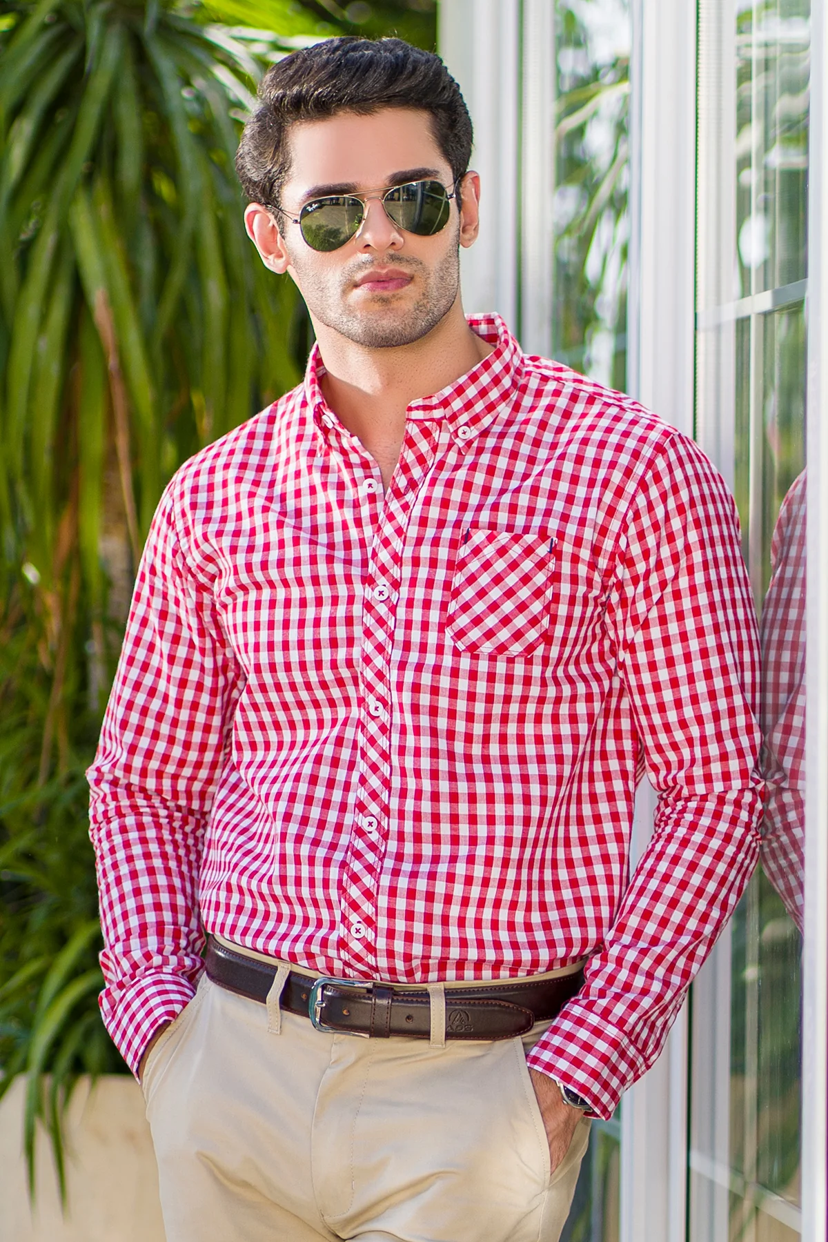"NUBIA" Checkered Summer Casual Shirt - Image 2