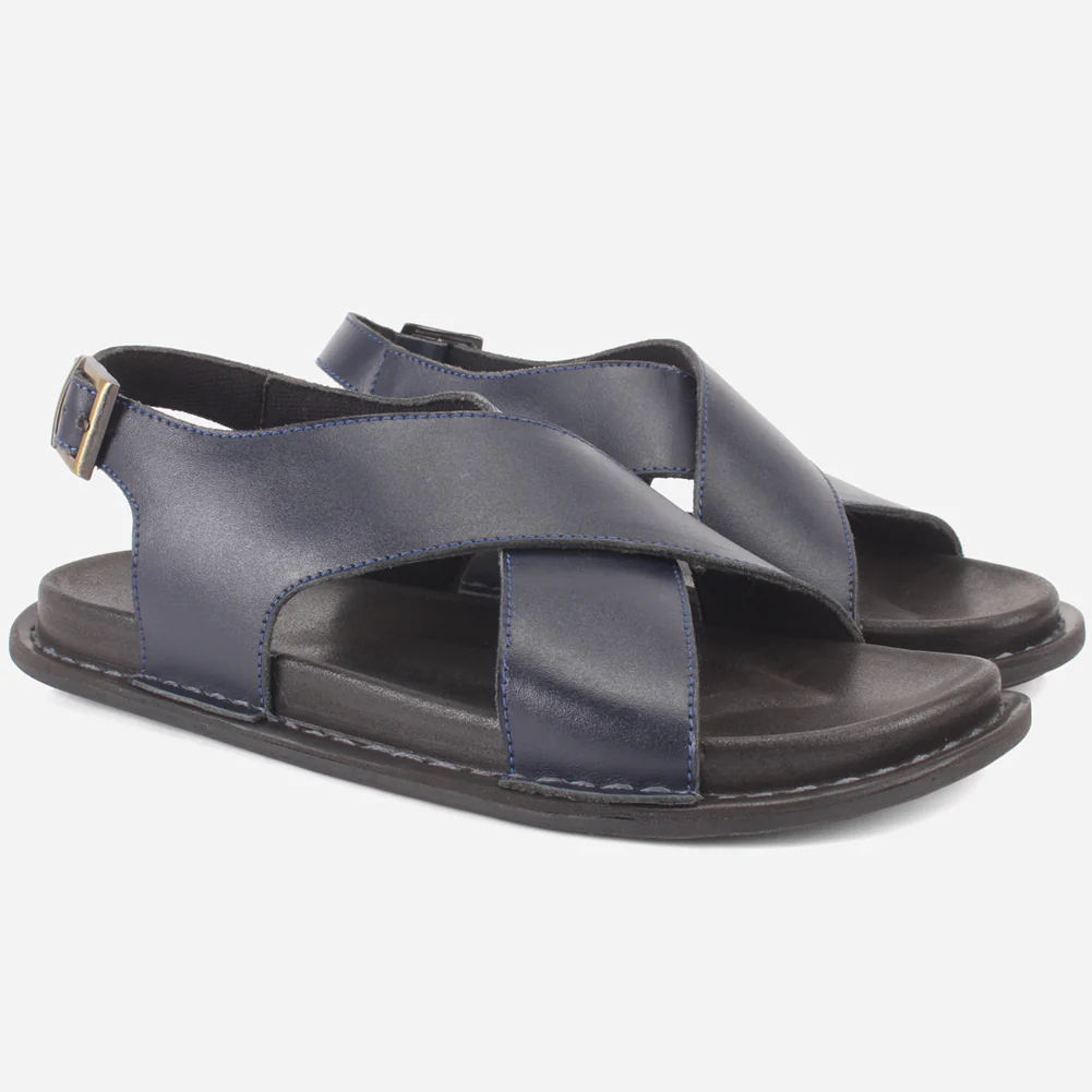 Men's "NYTON" Leather Strappy Summer Sandals - Image 2